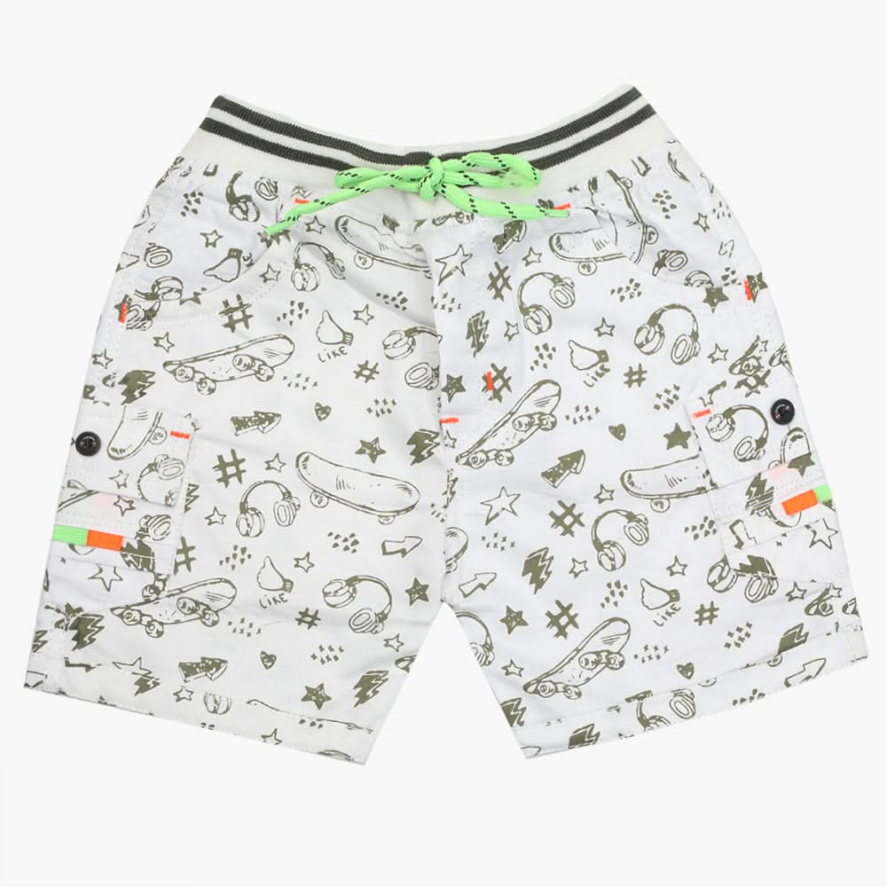 Boys Cotton Bermuda - Green, Boys Shorts, Chase Value, Chase Value