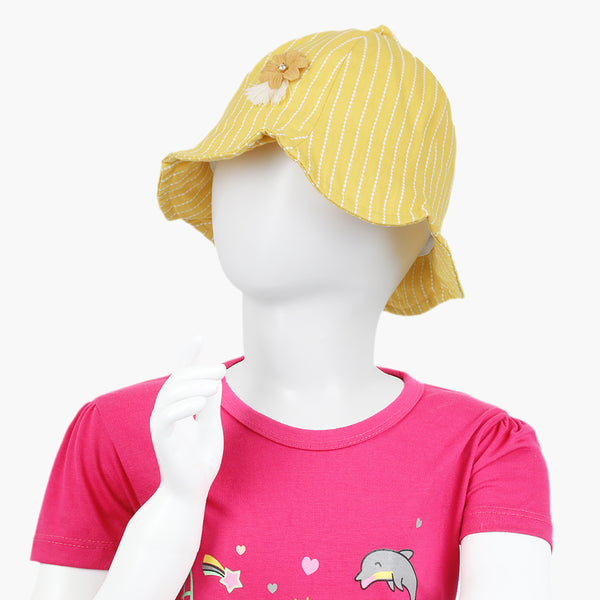 Girls Hat - Yellow, Girls Caps & Hats, Chase Value, Chase Value