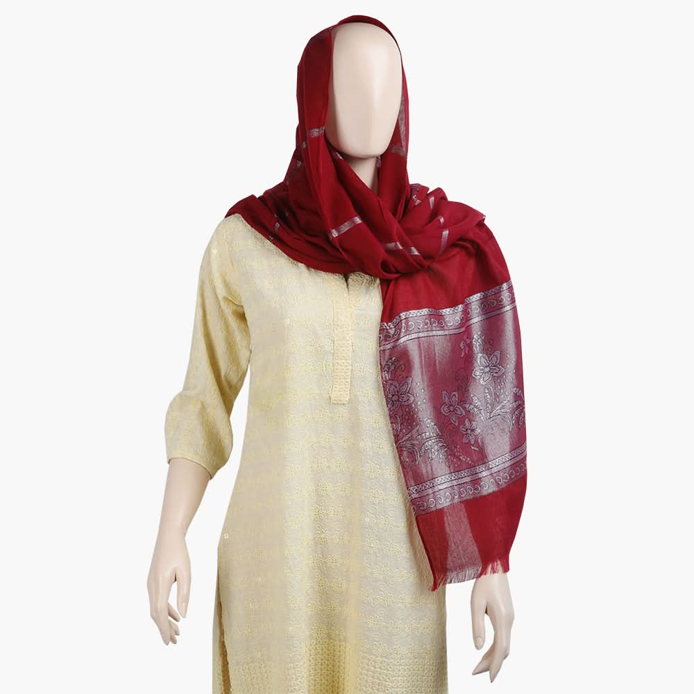 Women's Scarf - Maroon, Women Shawls & Scarves, Chase Value, Chase Value