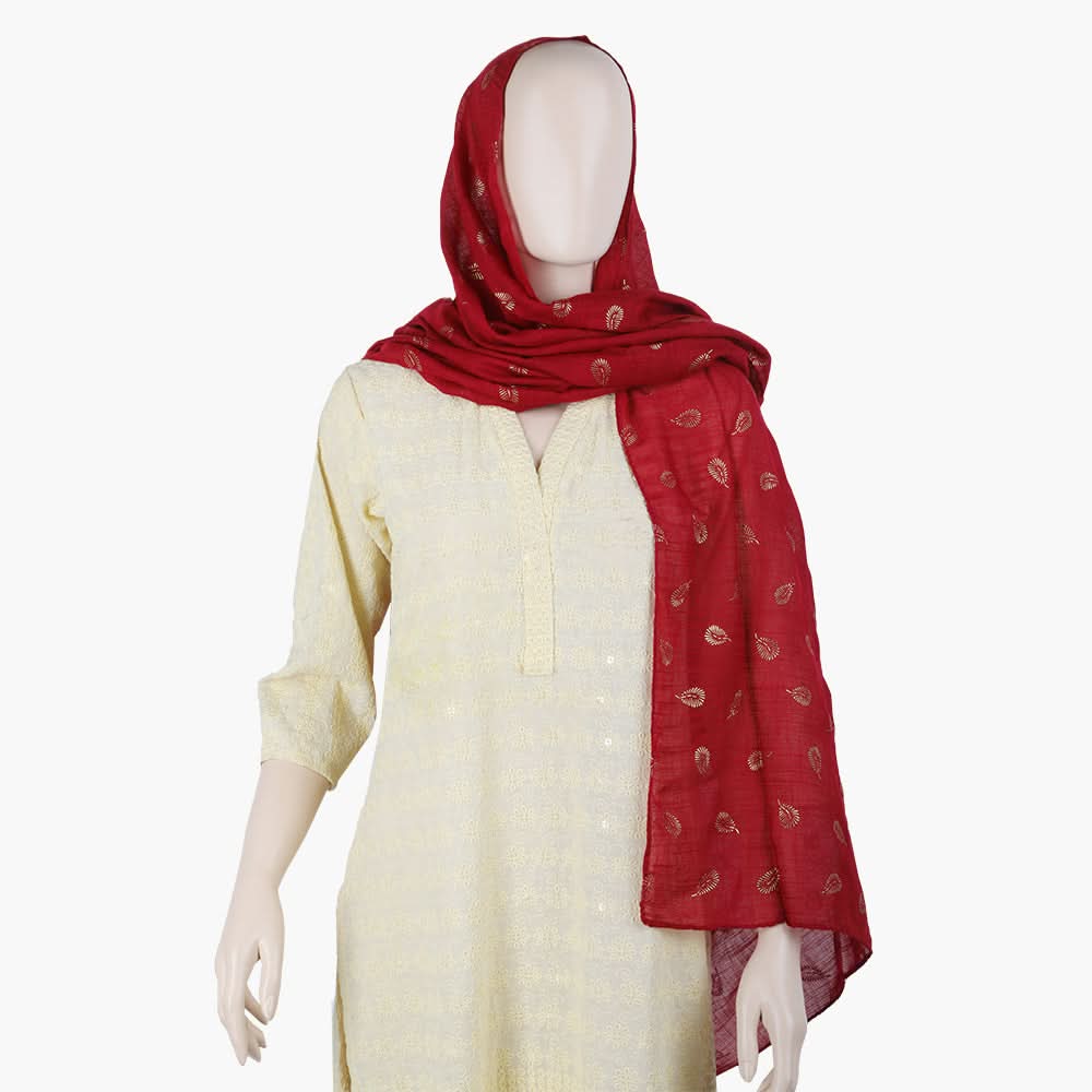 Women's Scarf - Red, Women Shawls & Scarves, Chase Value, Chase Value