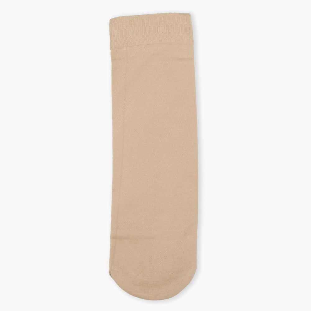 Women's Skin Socks - Beige, Women Socks Stocking & Gloves, Chase Value, Chase Value