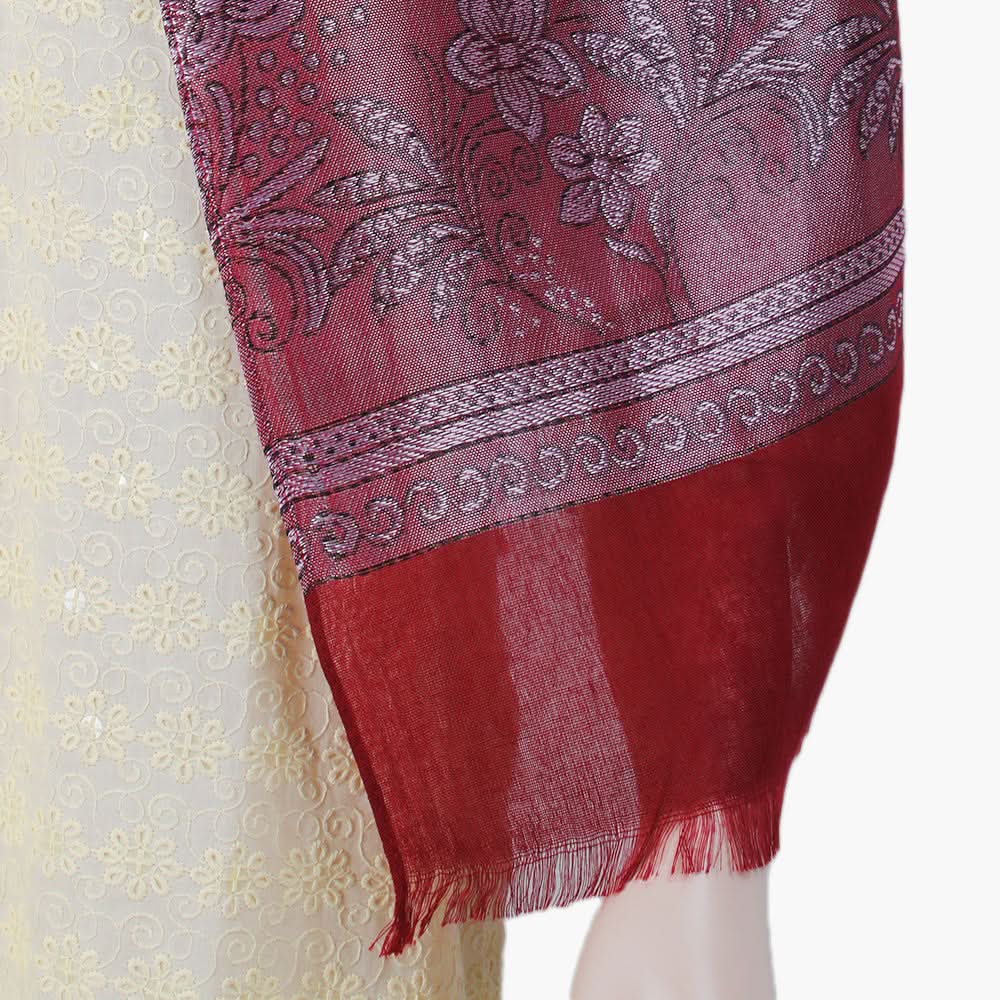 Women's Scarf - Maroon, Women Shawls & Scarves, Chase Value, Chase Value