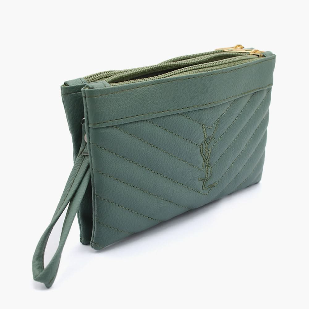 Women's Clutch - Steel Green, Women Clutches, Chase Value, Chase Value