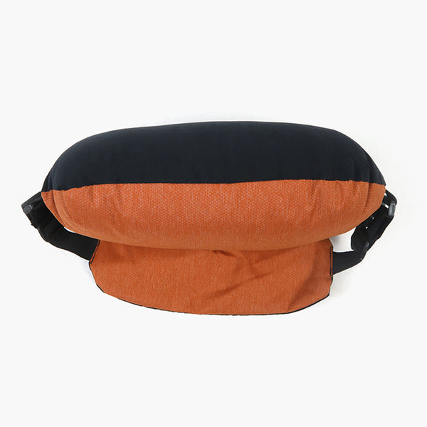 Travel Pillow with Eye Mask - Brown