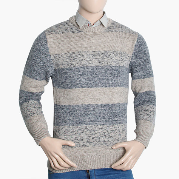 Men's Jacquard Sweater - Oatmeal, Men's Sweater & Sweat Shirts, Eminent, Chase Value