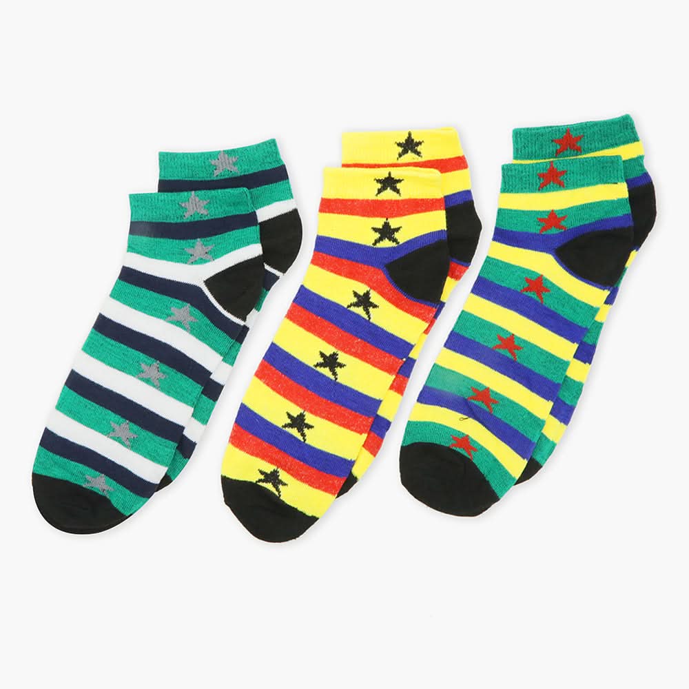 Men’s Loafer Sock Pack of 3, Men's Socks, Chase Value, Chase Value