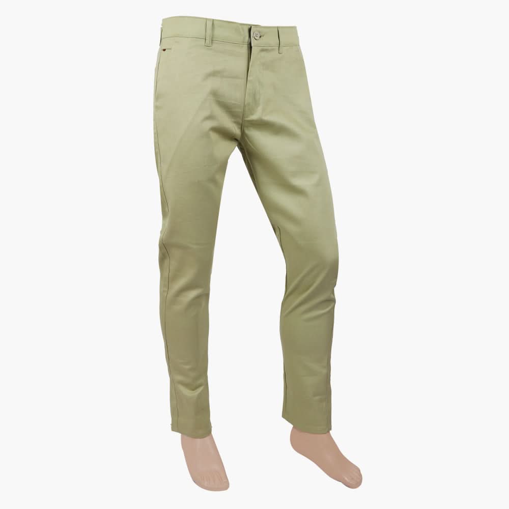 Men's Cotton Pant - Light Green, Men's Casual Pants & Jeans, Chase Value, Chase Value