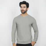 Men's Full Sleeves Round Neck T-Shirt - Grey, Men's T-Shirts & Polos, Chase Value, Chase Value