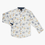 Boys Full Sleeves Shirt - White, Boys Shirts, Chase Value, Chase Value