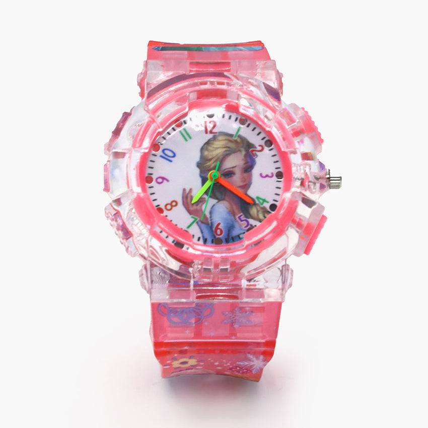 Girls Analog Watch Disco Light - Light Pink, Girls Watches, Chase Value, Chase Value