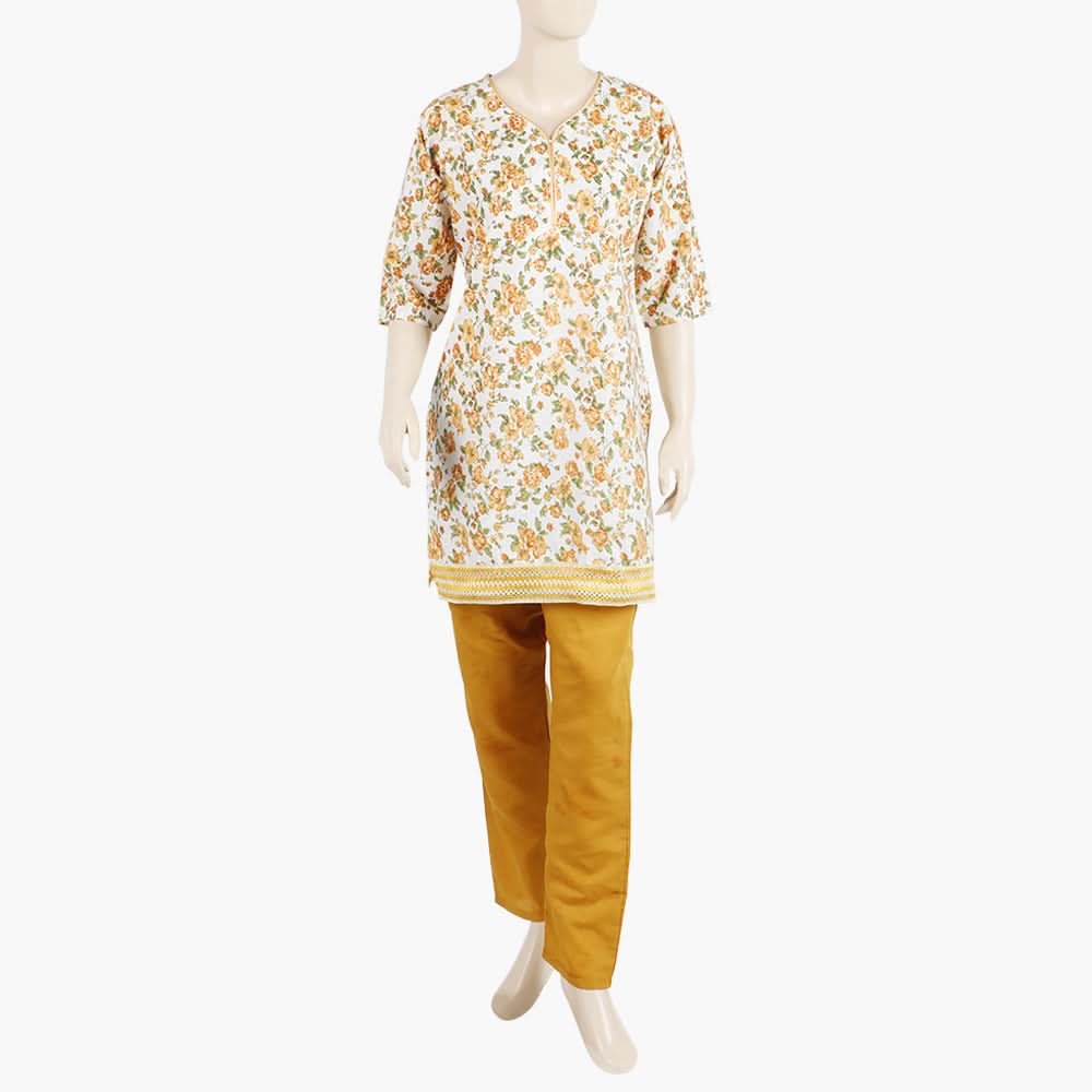 Women's Printed Lawn 2Pcs Suit - Multi Color, Women Shalwar Suits, Chase Value, Chase Value