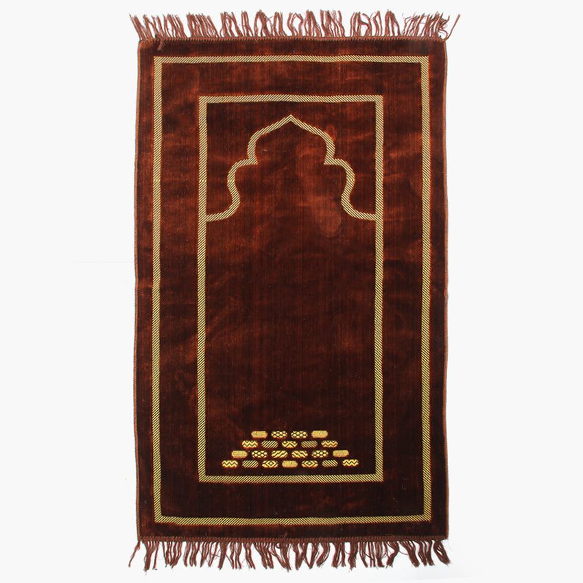 Ja-E-Namaz Prayer Mat - Brown, Prayer Accessories Collection, Chase Value, Chase Value
