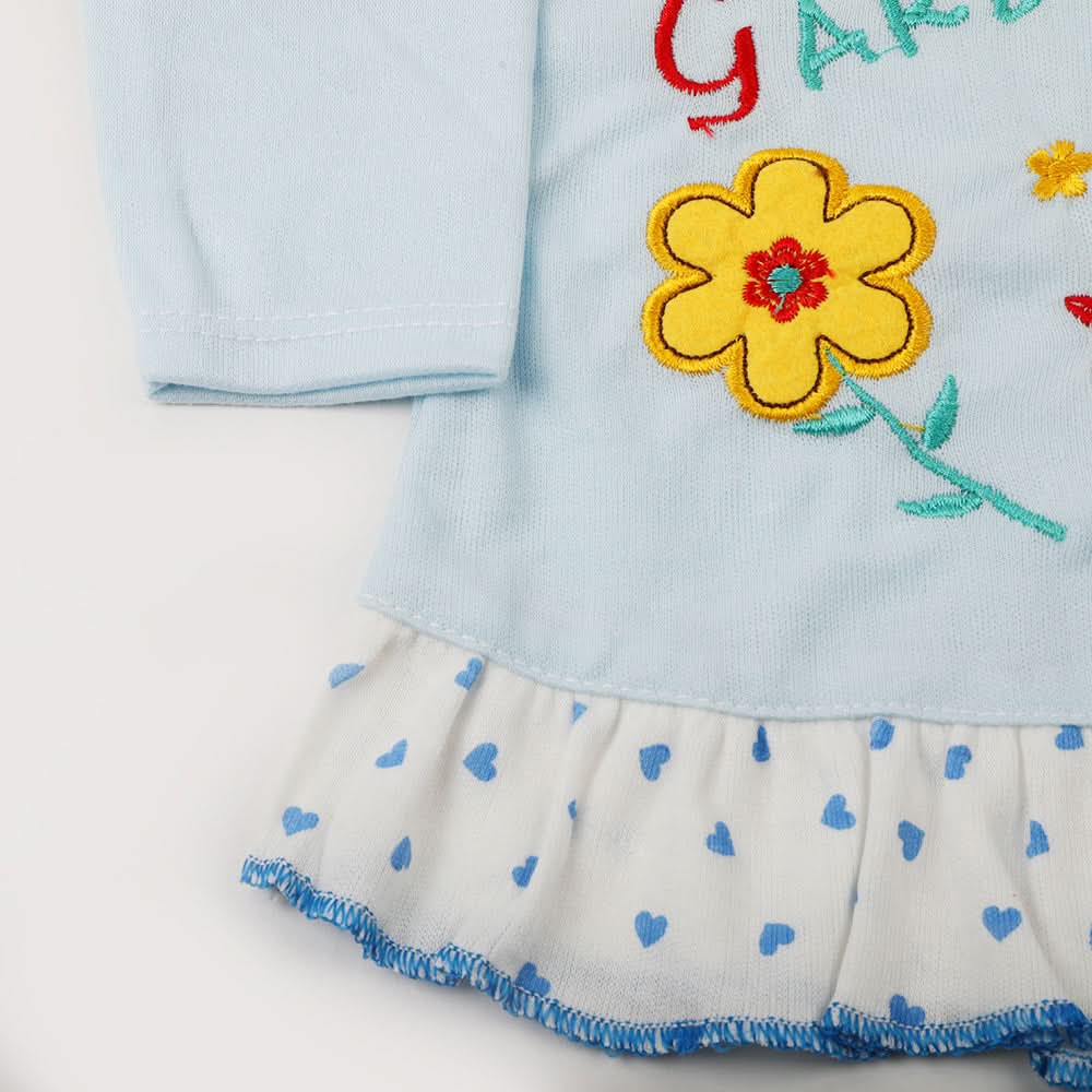 Newborn Girls Suit - Light Blue, Newborn Girls Winterwear, Chase Value, Chase Value