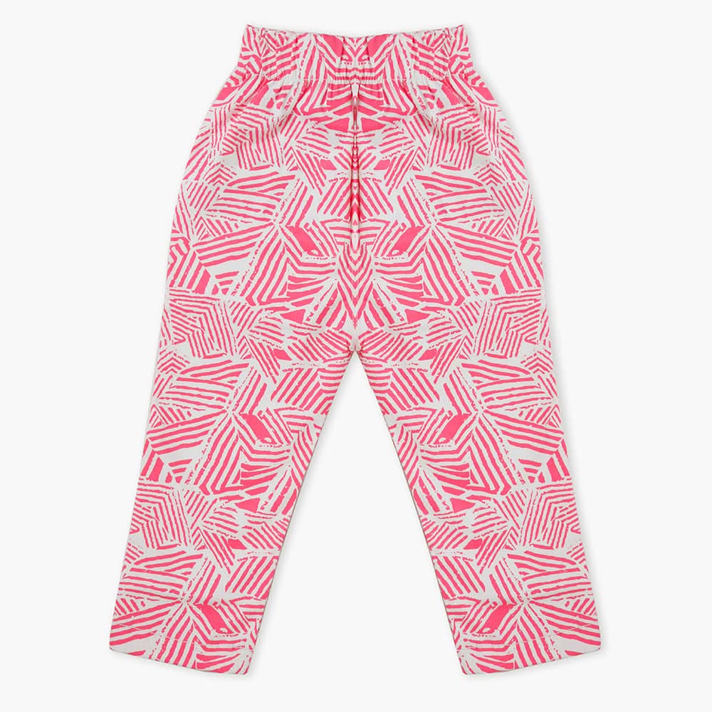 Girls Printed Pant - Multi Color, Girls Pants & Capri, Chase Value, Chase Value
