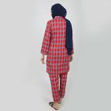 Women's Western Co-Ord Set - Red, Women Co-Ord Set, Chase Value, Chase Value