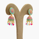 Women's Jhumki - Pink, Women Earrings & Tops, Chase Value, Chase Value