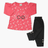 Newborn Girls Full Sleeves Suit - Maroon, Newborn Girls Winterwear, Chase Value, Chase Value