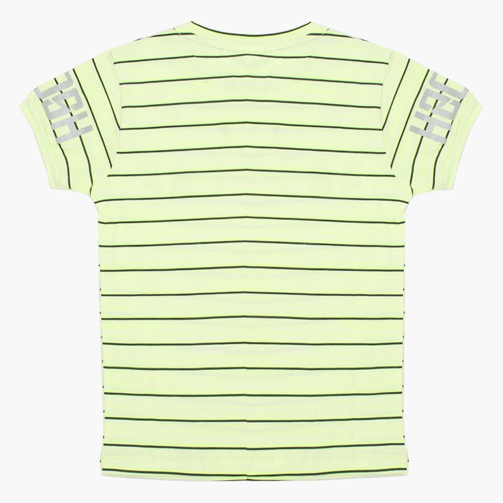 Boys Half Sleeves T-Shirt - Light Green, Boys T-Shirts, Chase Value, Chase Value