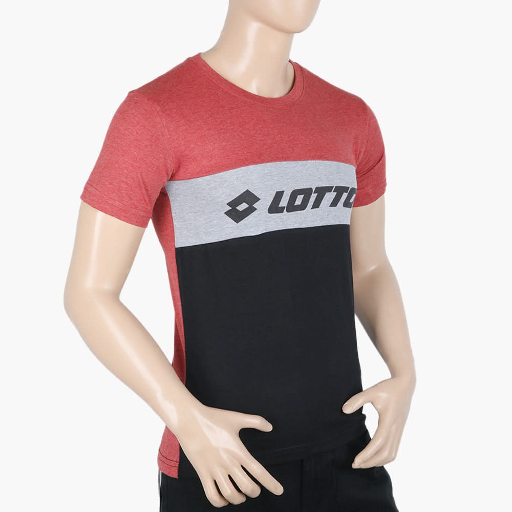 Men's Half Sleeves T-Shirt - Red, Men's T-Shirts & Polos, Chase Value, Chase Value