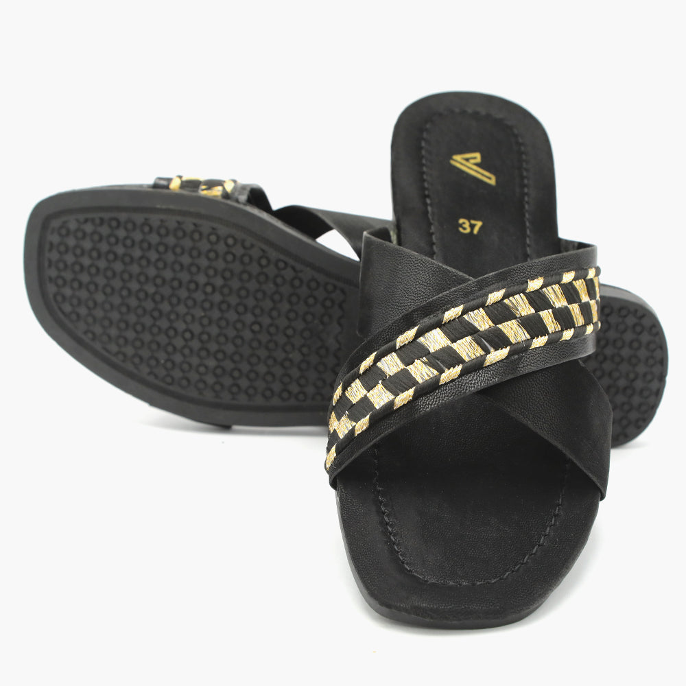 Women's Slippers - Black, Women Slippers, Chase Value, Chase Value