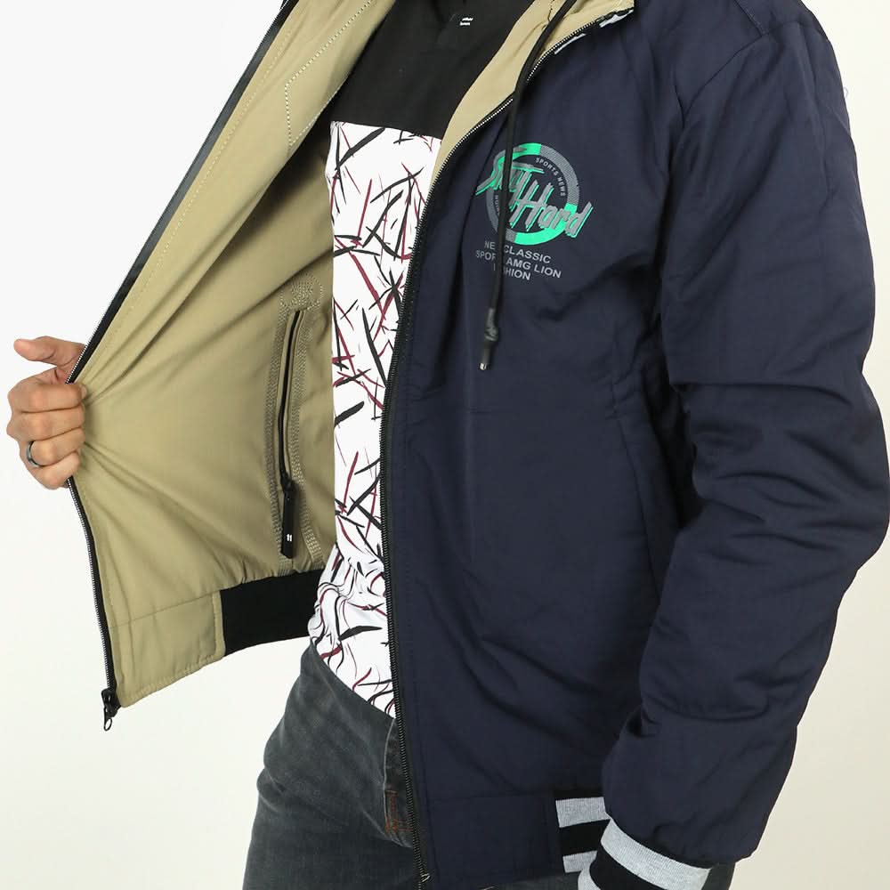 Men's Reversible Jacket - Brown/Navy, Men's Jackets & Hoodies, Chase Value, Chase Value