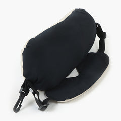 Travel Pillow with Eye Mask - Cream