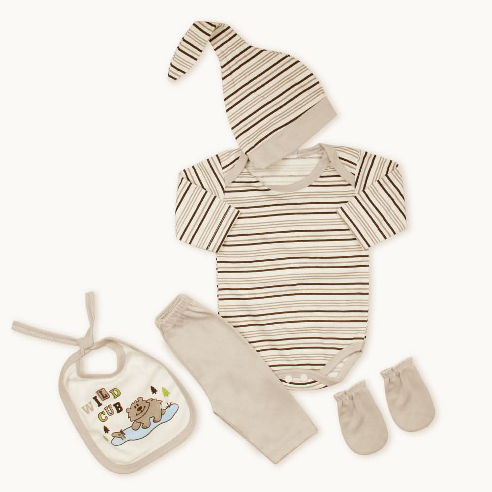 Newborn  Gift set - Light Brown, Newborn Gift Set, Chase Value, Chase Value
