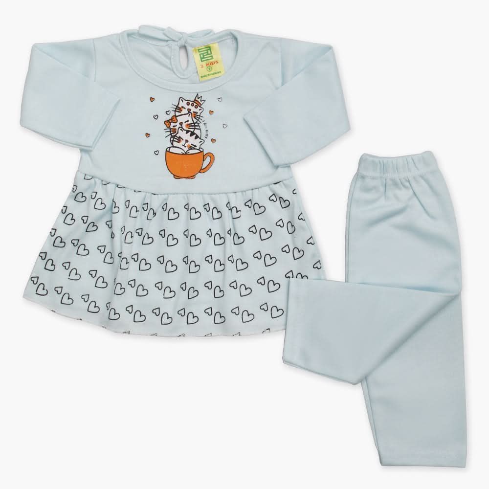 Newborn Girls Suit - Light Blue, Newborn Girls Winterwear, Chase Value, Chase Value