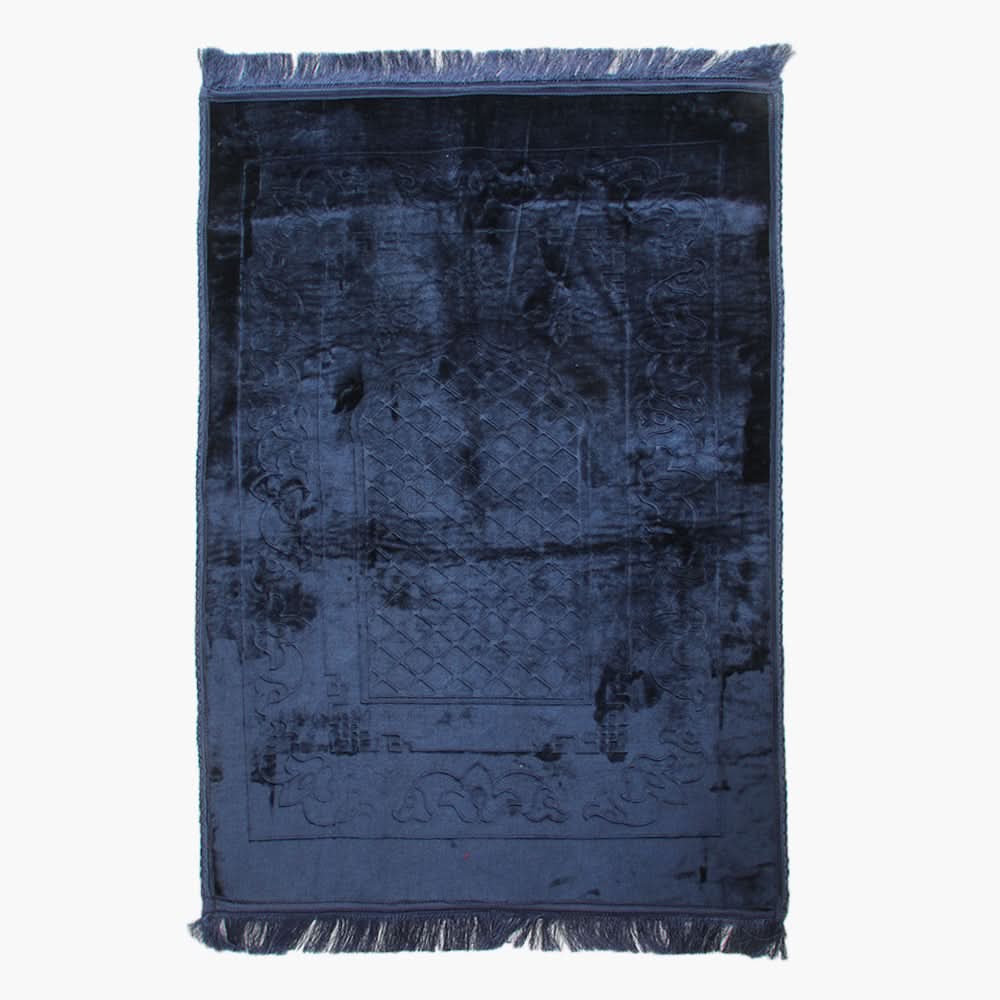 Ja-E-Namaz Prayer Mat - Navy Blue, Prayer Accessories Collection, Chase Value, Chase Value