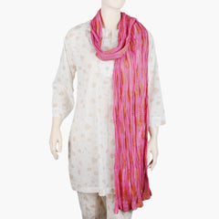 Women's Printed Dupatta - Pink, Women Dupatta, Chase Value, Chase Value