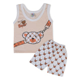 Newborn Boys Sando Suit - Peach, Newborn Boys Sets & Suits, Chase Value, Chase Value