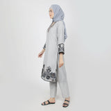 Women's Chambray Emboridered 2pcs Suit - Grey, Women Shalwar Suits, Chase Value, Chase Value