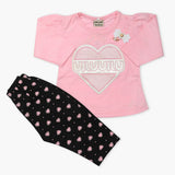 Newborn Girls Full Sleeves Suit - Pink, Newborn Girls Winterwear, Chase Value, Chase Value