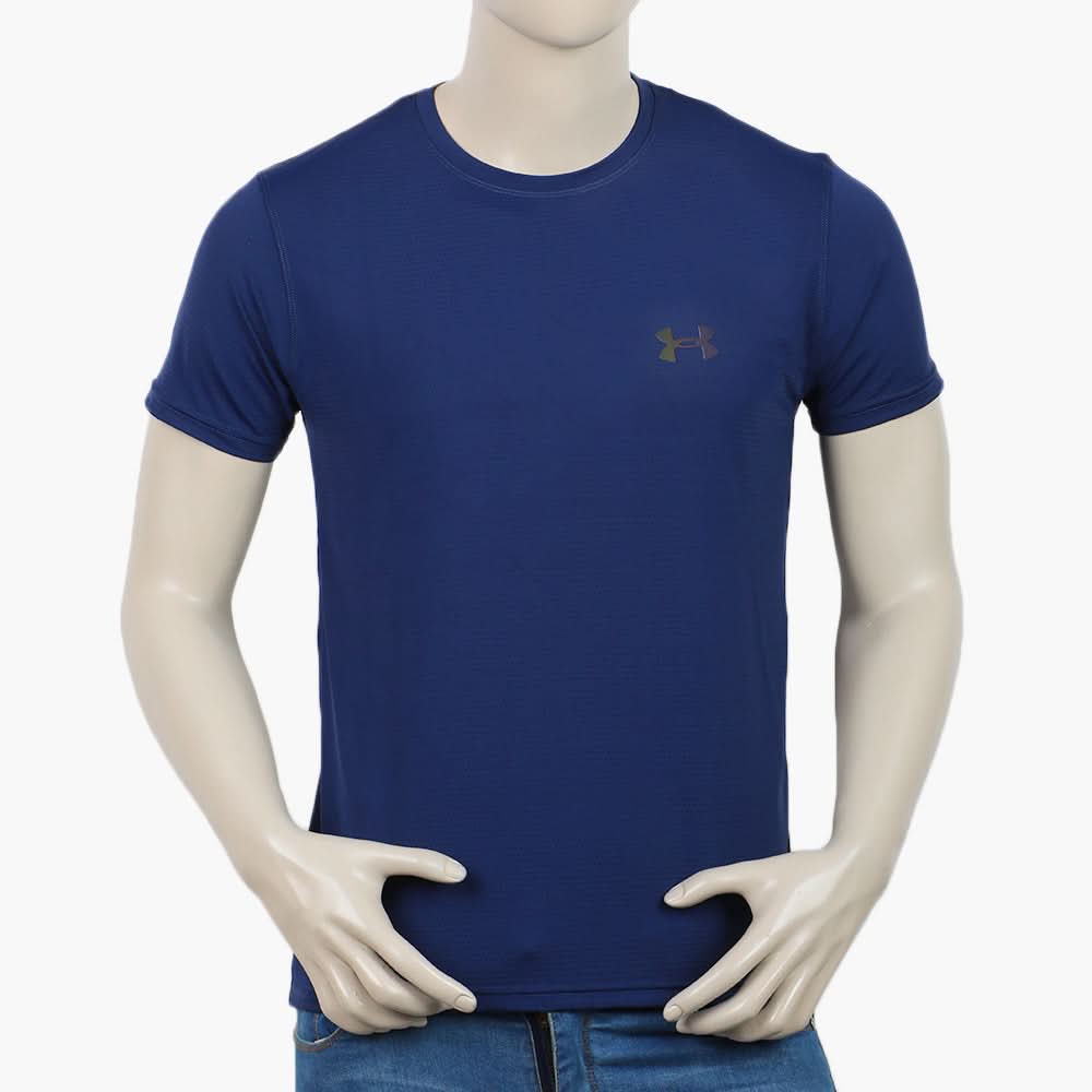 Men's Half Sleeves T-Shirt - Navy Blue, Men's T-Shirts & Polos, Chase Value, Chase Value