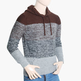Men's Hoodie Sweater - Brown & Grey, Men's Sweater & Sweat Shirts, Eminent, Chase Value