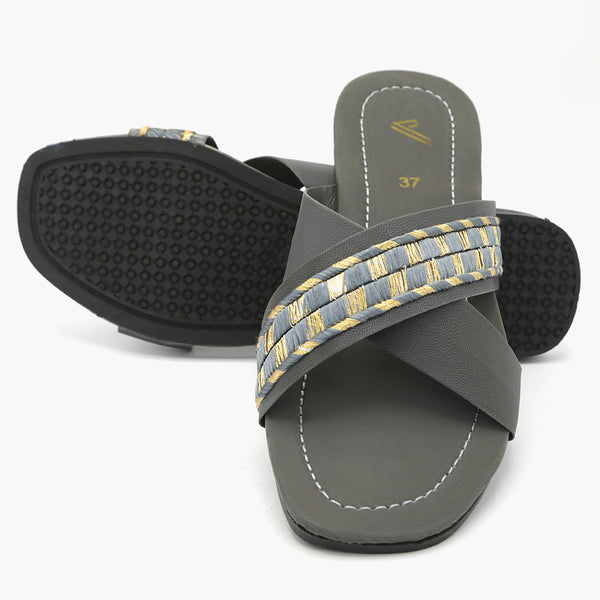 Women's Slippers - Grey, Women Slippers, Chase Value, Chase Value