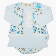 Girls Full Sleeves T-Shirt -  Blue, Girls T-Shirts, Chase Value, Chase Value