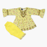 Newborn  Girls Full Sleeves Suit - Yellow, Newborn Girls Winterwear, Chase Value, Chase Value