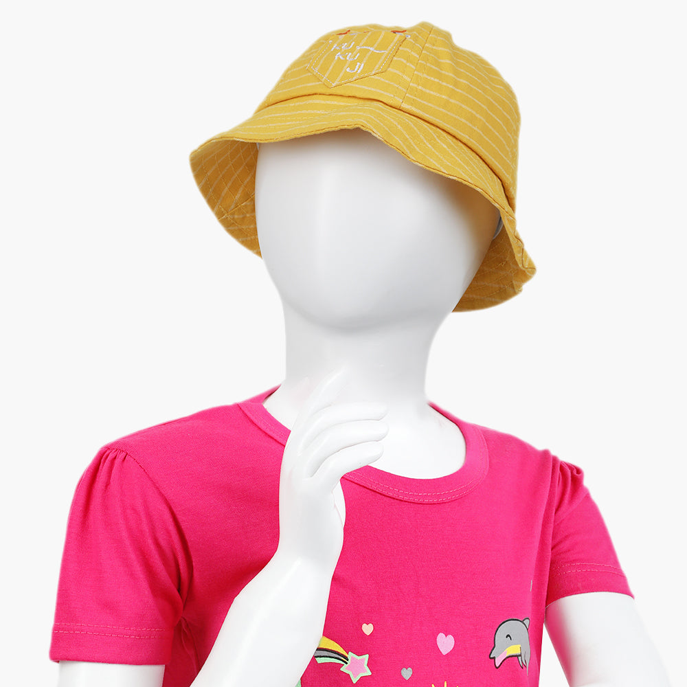 Girls Hat - Yellow, Girls Caps & Hats, Chase Value, Chase Value