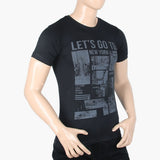 Men's Half Sleeves T-Shirt - Black, Men's T-Shirts & Polos, Chase Value, Chase Value
