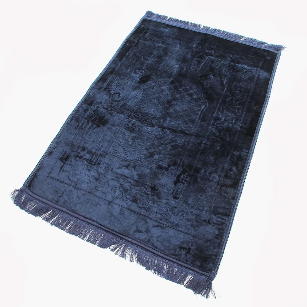 Ja-E-Namaz Prayer Mat - Navy Blue, Prayer Accessories Collection, Chase Value, Chase Value