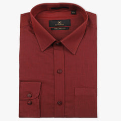 Eminent Men's Chambray Shirt - Maroon, Men's Shirts, Eminent, Chase Value