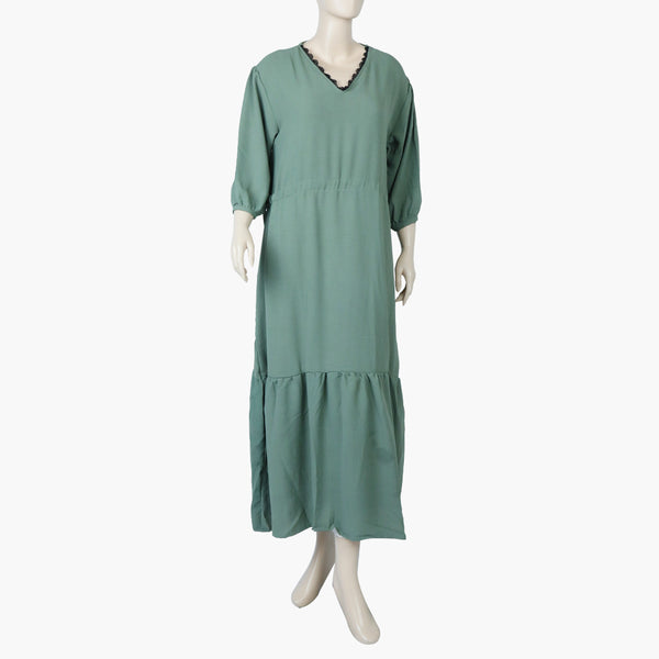 Women's Western Long Maxi - Green, Women T-Shirts & Tops, Chase Value, Chase Value