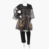 Women's Fancy 3Pcs Suit - Black, Women Shalwar Suits, Chase Value, Chase Value