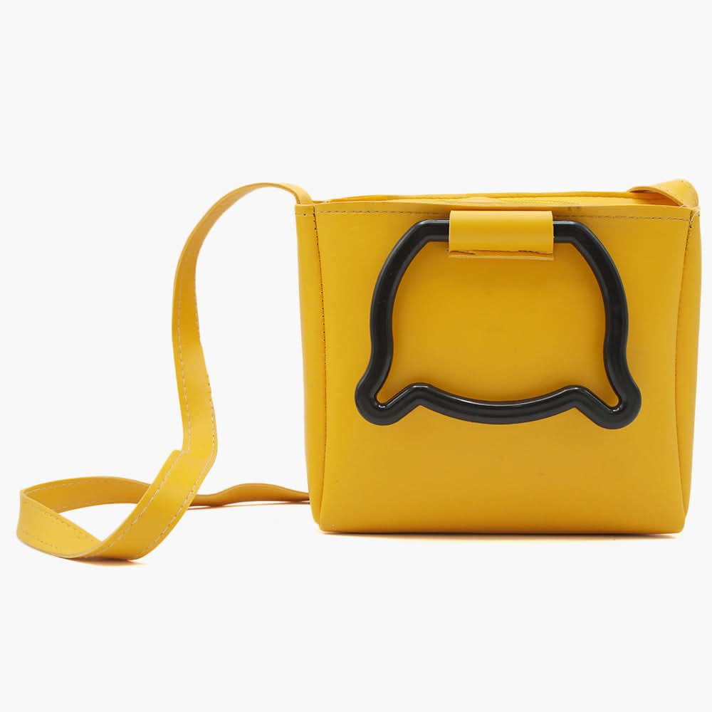 Women's Shoulder Bag - Yellow, Women Bags, Chase Value, Chase Value