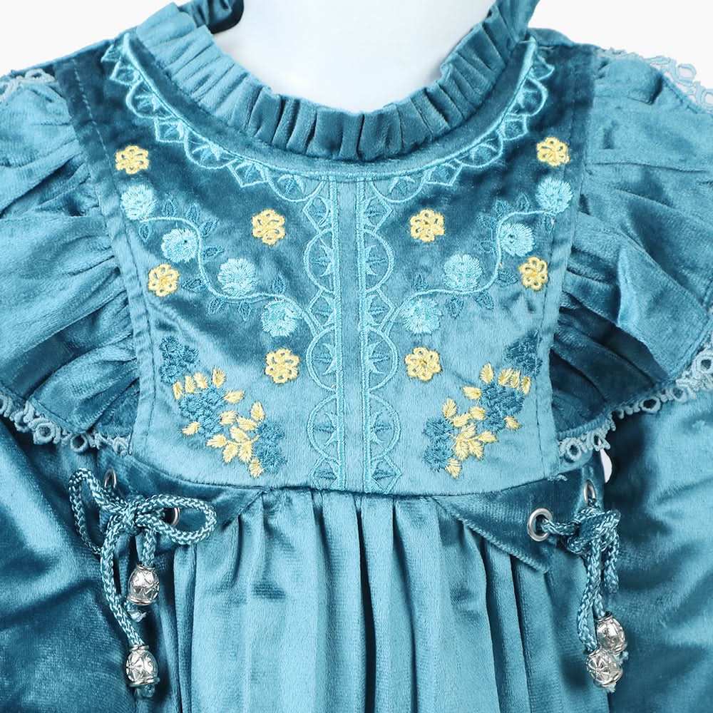 Girls Pant Suit - Steel Blue, Girls Suits, Chase Value, Chase Value