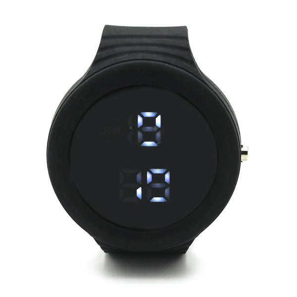 LED watch for kids fish style - Black