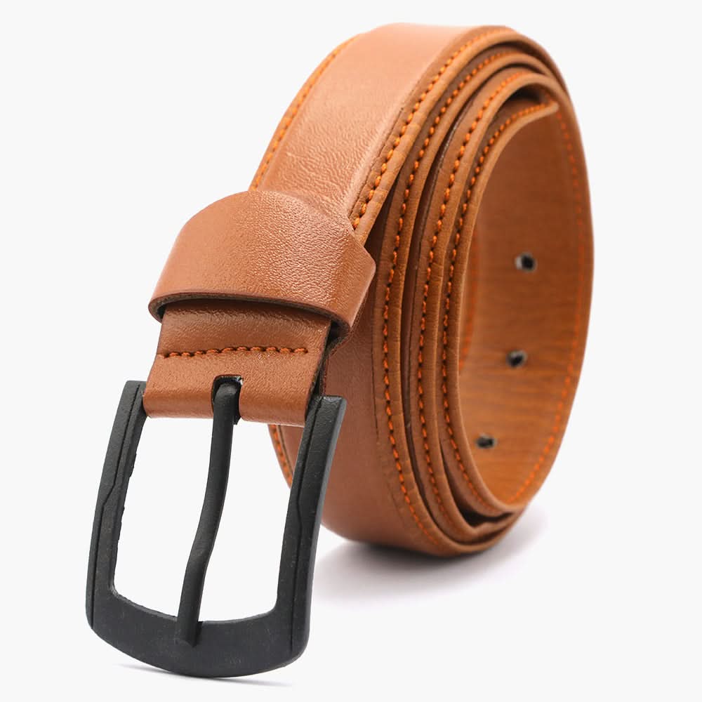 Men's Formal Belt - Mustard, Men's Belt, Chase Value, Chase Value