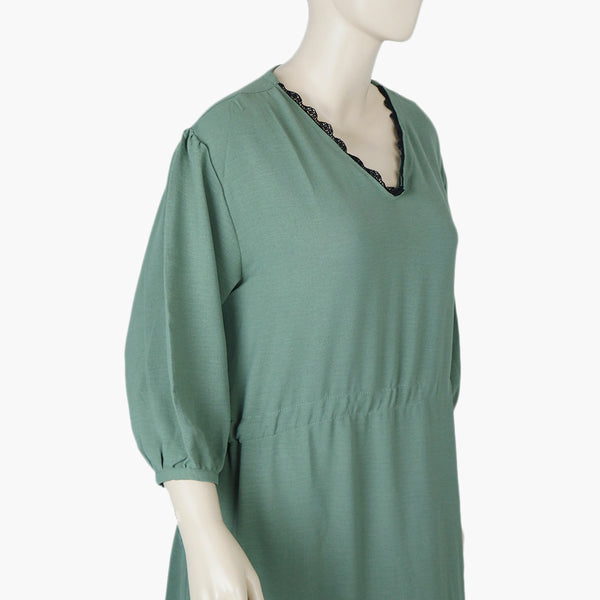 Women's Western Long Maxi - Green, Women T-Shirts & Tops, Chase Value, Chase Value
