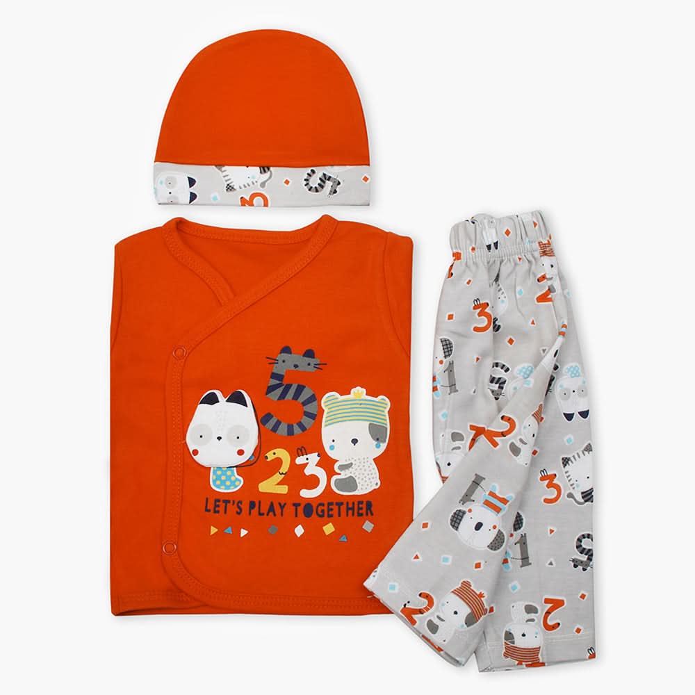 Newborn Boys Suits - Orange, Newborn Boys Sets & Suits, Chase Value, Chase Value